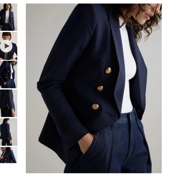 💙 Quince Scuba Captain’s Convertible Blazer – Deep Navy (NWT, Size M) - Picture 2 of 11